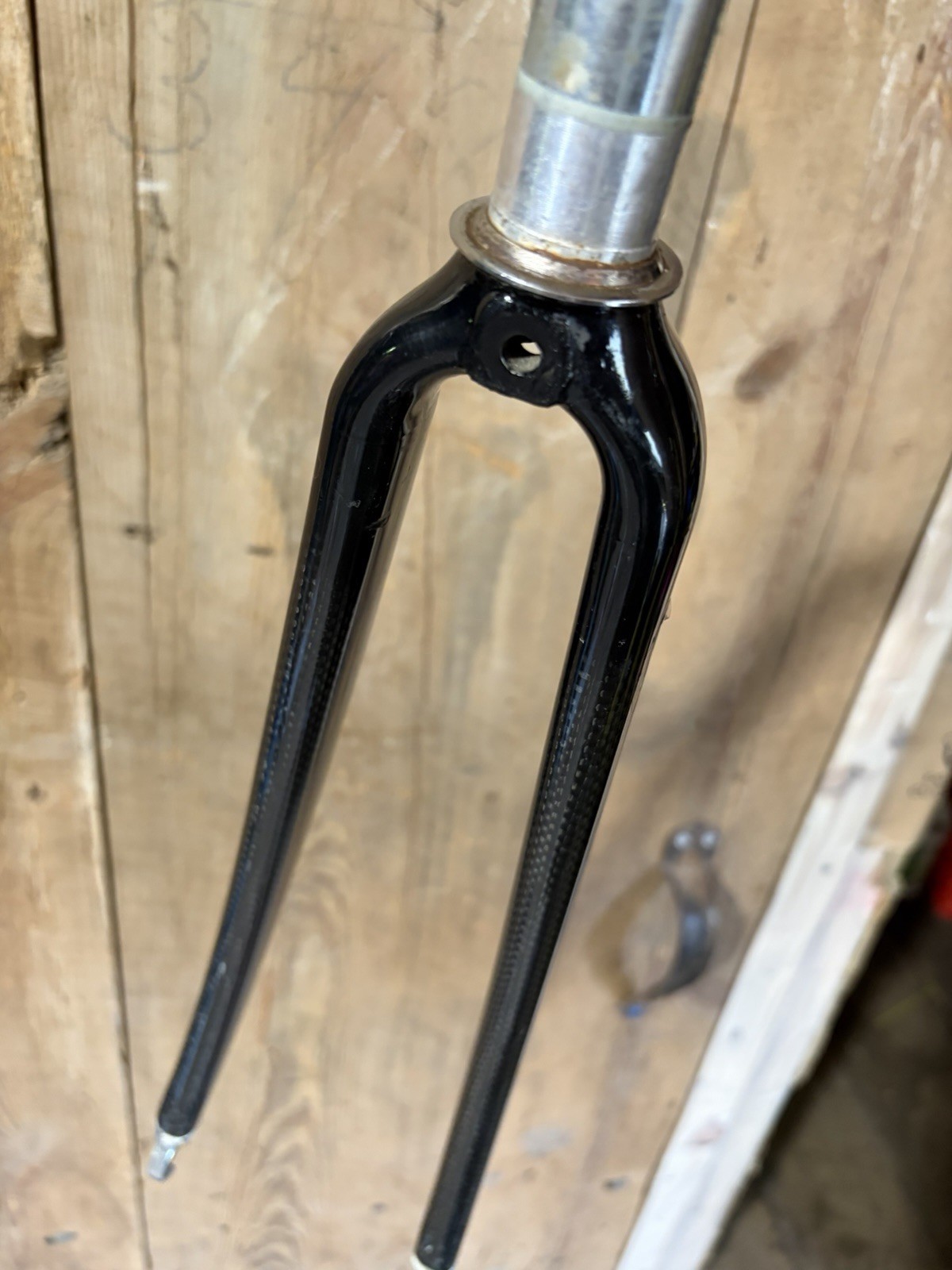 Pinarello VELA Carbon Fiber Rigid Road Bike Fork 700C 1in Threadless black