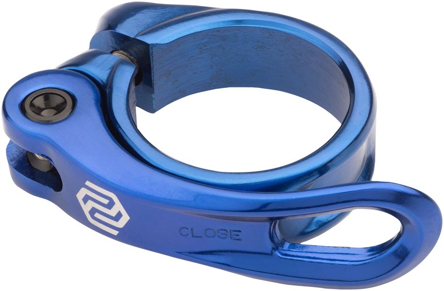 Promax QR-1 Seatpost Clamp – 31.8mm, QR, Blue