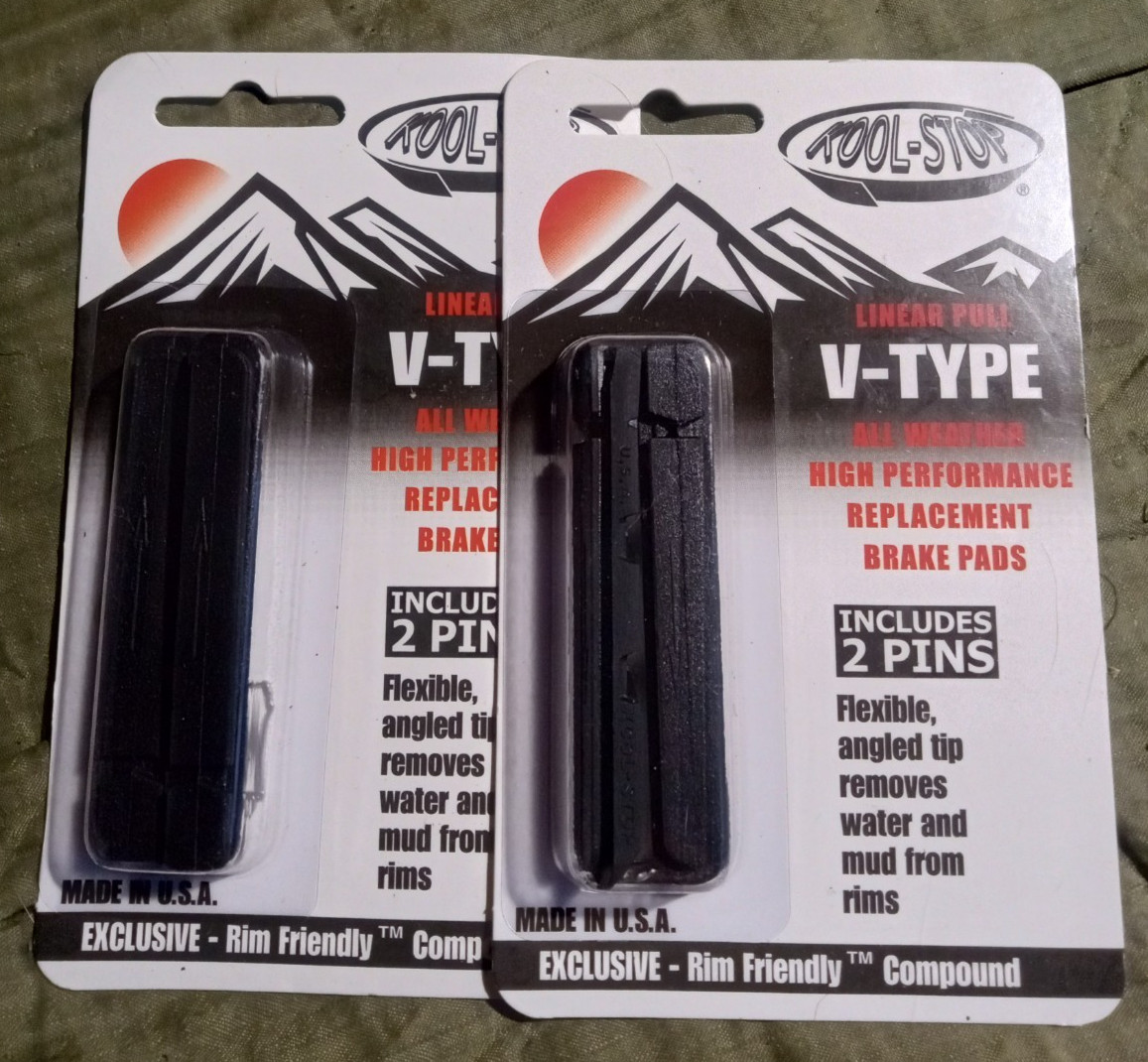 Kool Stop Brake Pads V-BRAKE Black PADS ONLY
