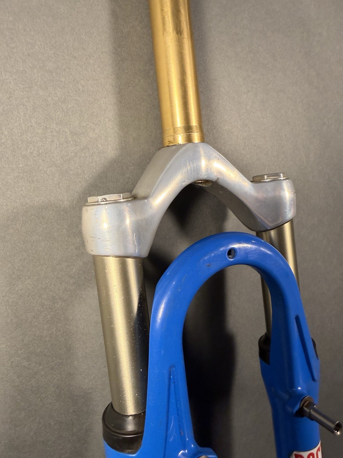 Rock Shox SID Fork XC C3 1 1/8 63mm Rim Brake 26 OG BLUE. Vintage First Gen.