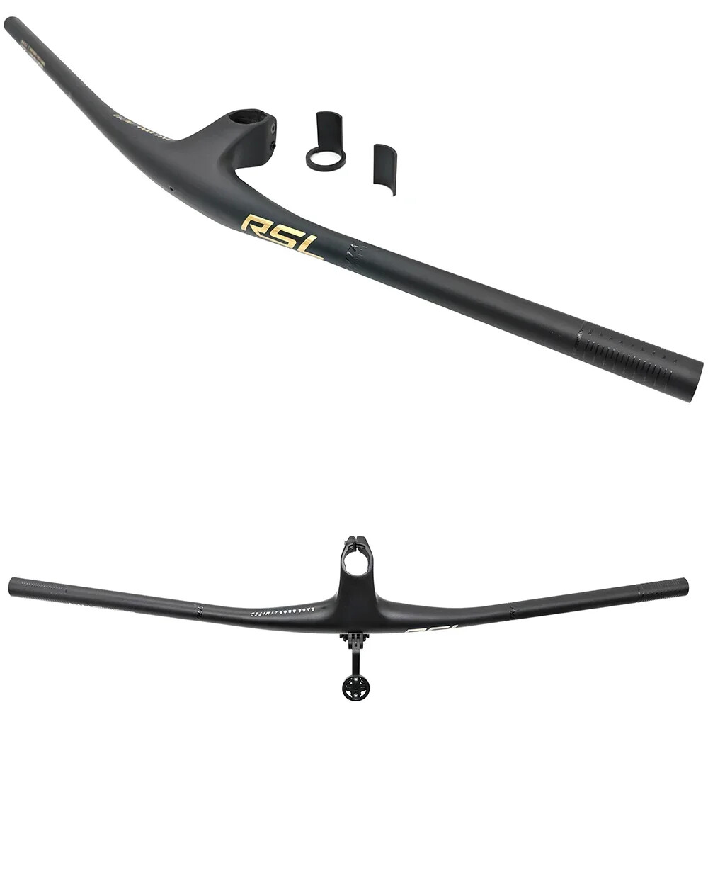 Full Carbon Fiber MTB Bicycle Cockpit Integrated Handlebar Stem 13 Degrees 750mm