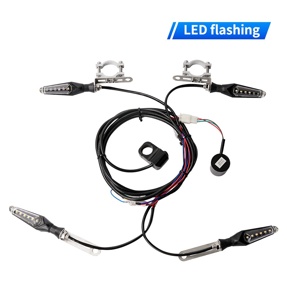 1SET E bike 48V Electric Bicycle Light Set Flashing Dynamic LED Turn Signals Lig
