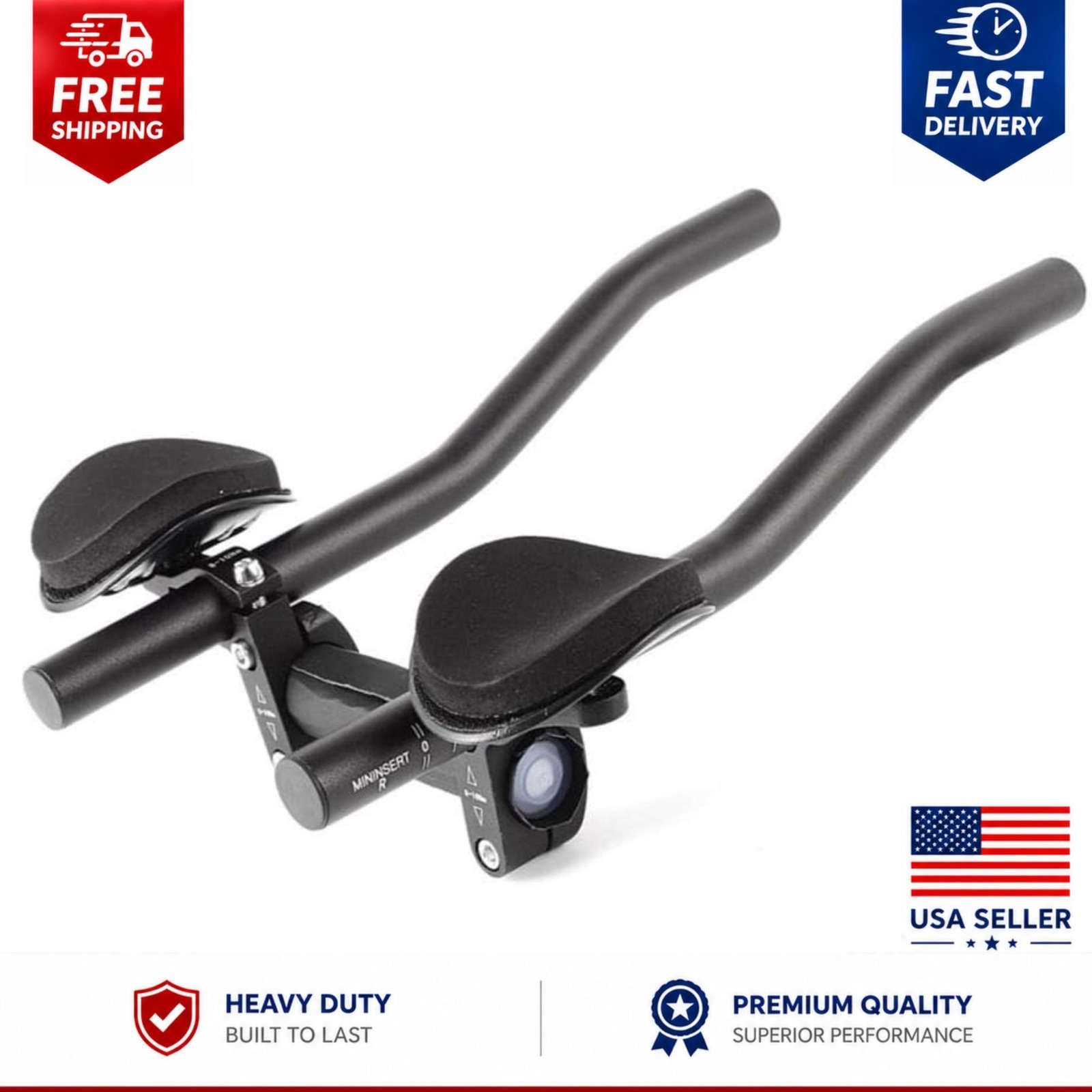 Bike Rest Handlebar TT Bar 31.8mm Cycling Triathlon Aero Bar for Road Bike or Mo