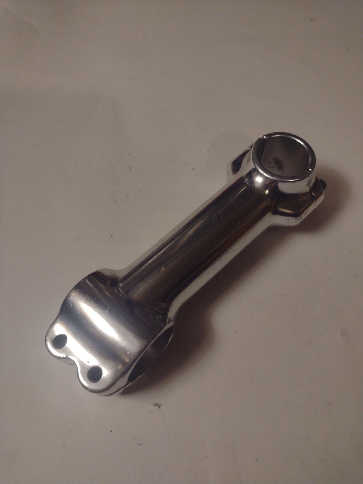 Vintage Silver Threadless Stem 11cm 25.4 Bar Clamp