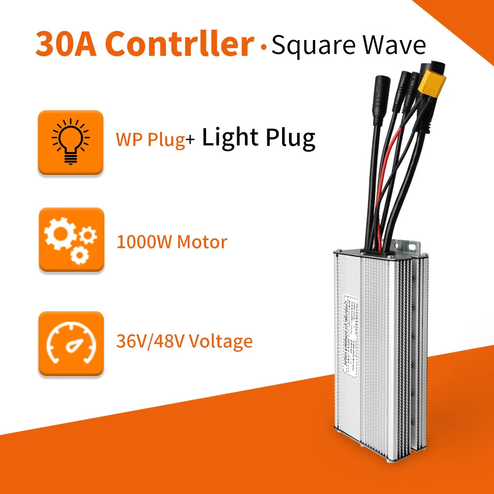 Electric Bicycle KT Controller 36V 48V Waterproof Brushless 250W 350W 500W 1000W
