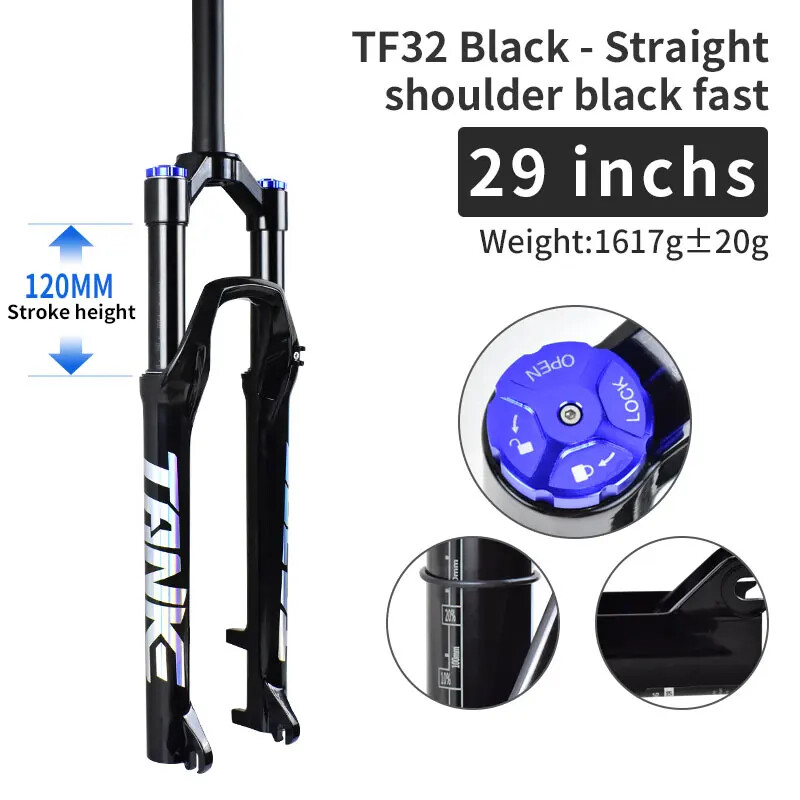 Mountain Bicycle Boost Suspension Air Fork 27.5/29Inch 120mm Travel Front Fork