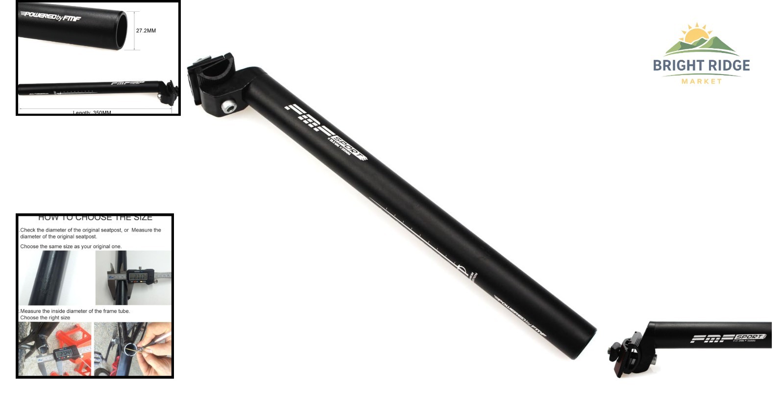 Lightweight 27.2mm Aluminum Seatpost for Mountain Bike Adjustable Length