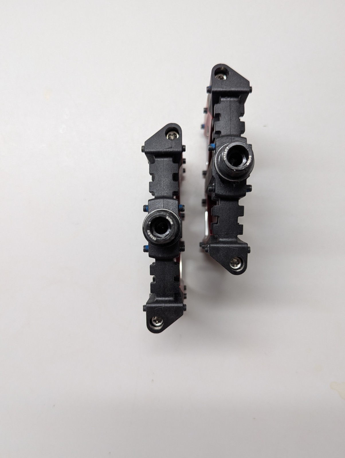 Crank Brothers 5050 Platform Pedals Red/Black Sealed Bearing • 9/16” Axle