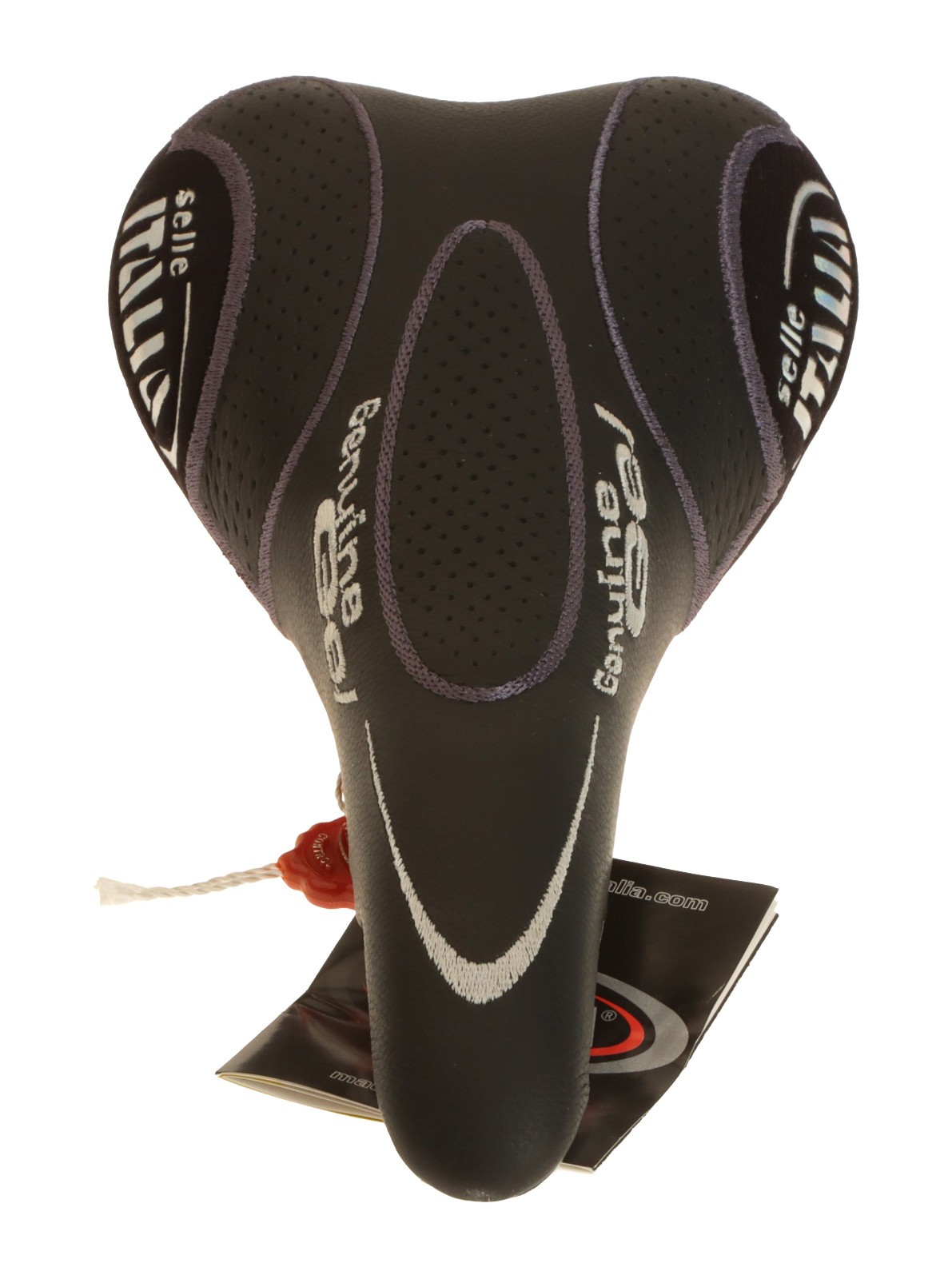 Selle Italia Genuine Gel Century 100 Saddle Forged Rails 7×9 Black NIB NOS NEW