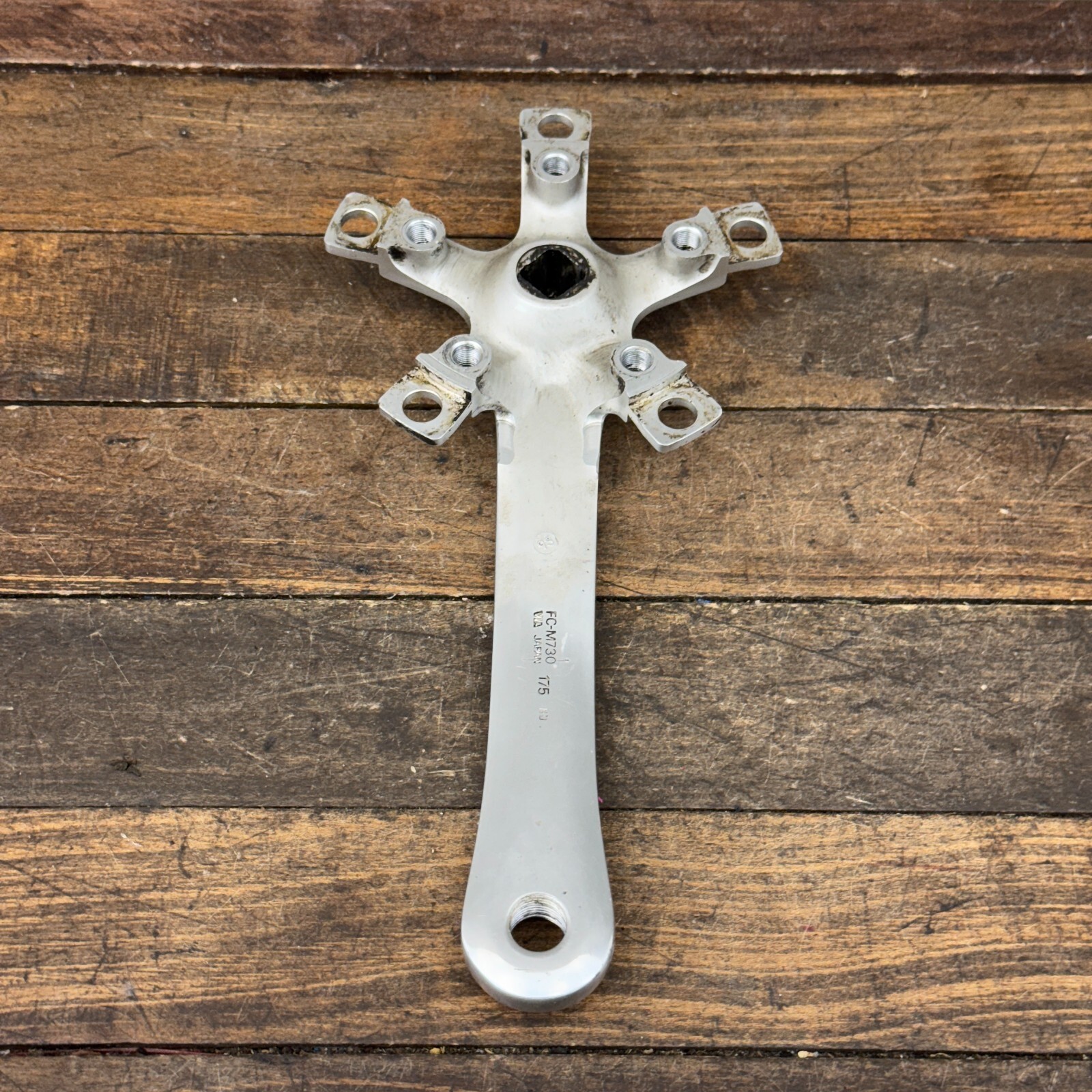 Vintage Shimano Crank Arm RIGHT 175 mm Deore XT FC-M730 Pantograph SG 90s MTB