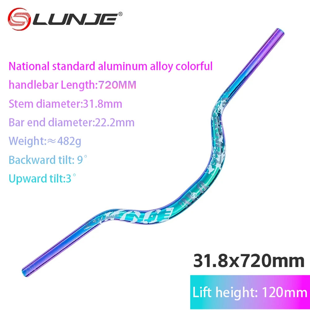 Mountain Bike Handlebar 31.8mm 720 – 780MM MTB Bicycle Riser Flats Handlebars