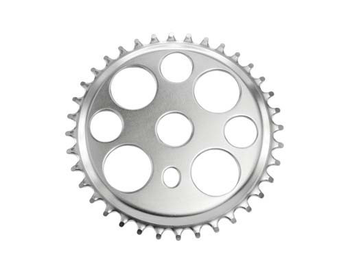 Bicycle Lucky7 Sprocket 36t 1/2X1/8 Chrome Chainring Lowrider Chopper BMX 137224