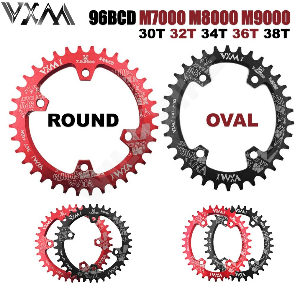 VXM 96BCD 30T 32T 34T 36T 38T Chainring MTB Bike Chainwheel M7000 M8000 M9000