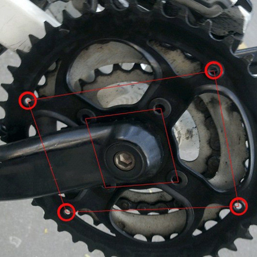 Crankset Chainring Cover for Bicycle 46 48T with 45 Hole Protection