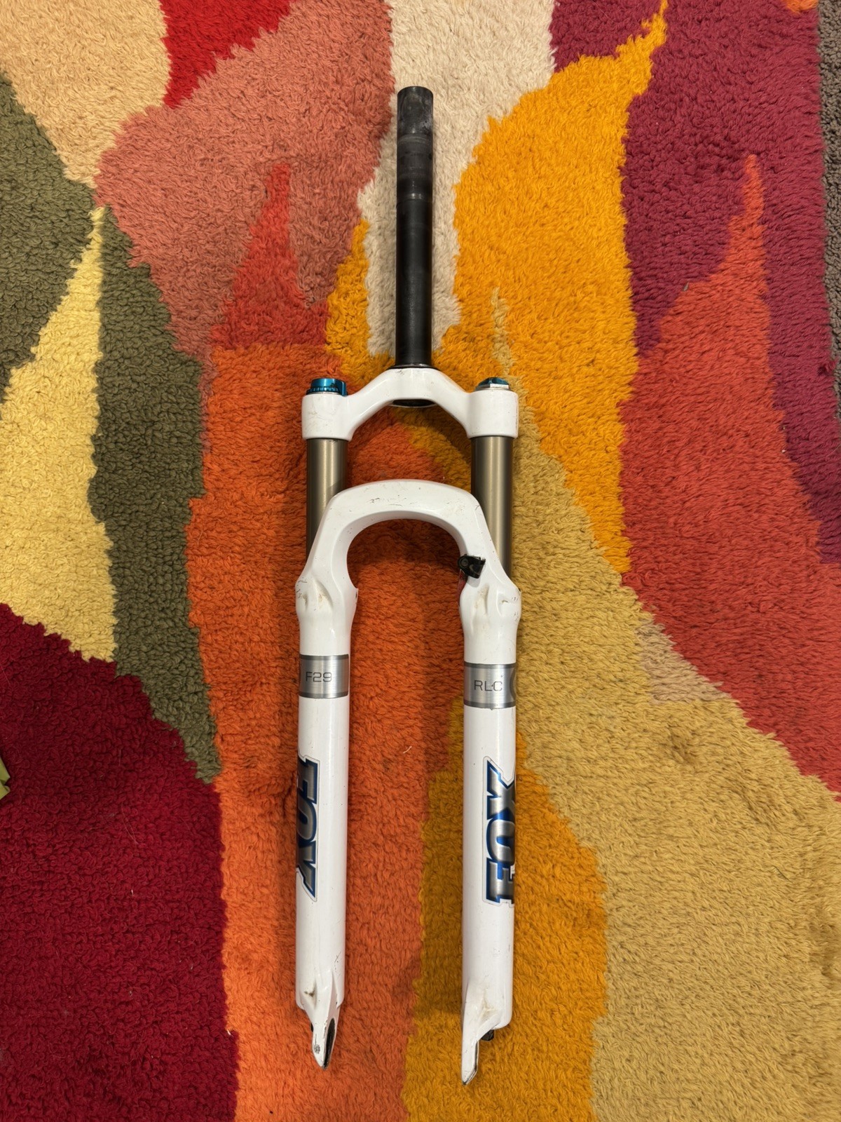 Fox Factory F29er RLC100 Disc 32 Mtn Bike Fork 29″ 100mm Lockout White QR MTB
