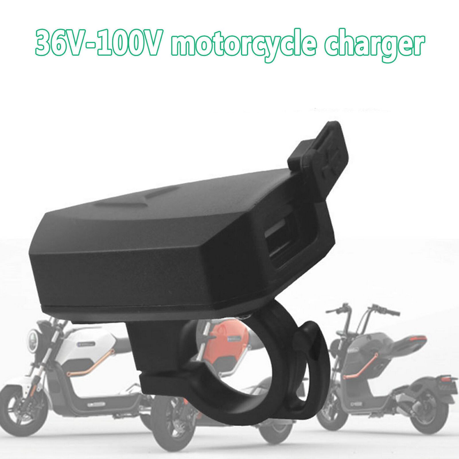 1PC Handlebar USB Power Charger Adapter 36V 48V 60V 72V 84V to 5V 2A US