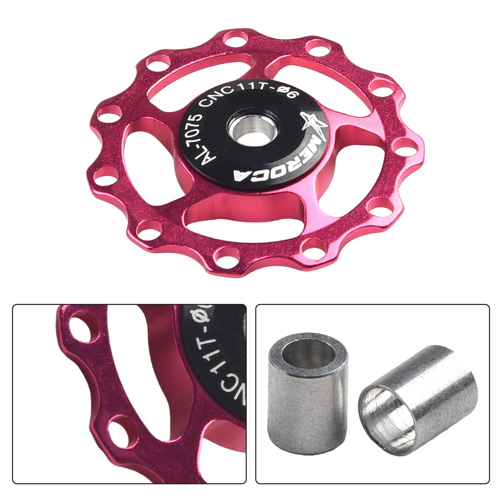 Bearing Wheel Aluminum Alloy Bicycle Pulley Steel Bearing