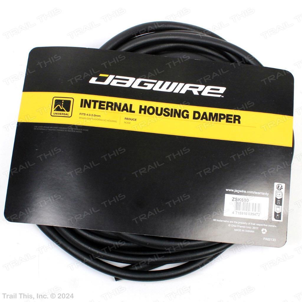Jagwire 4.0-5.0mm Housing Damping Foam for Internal Routed Bike Frames – Black