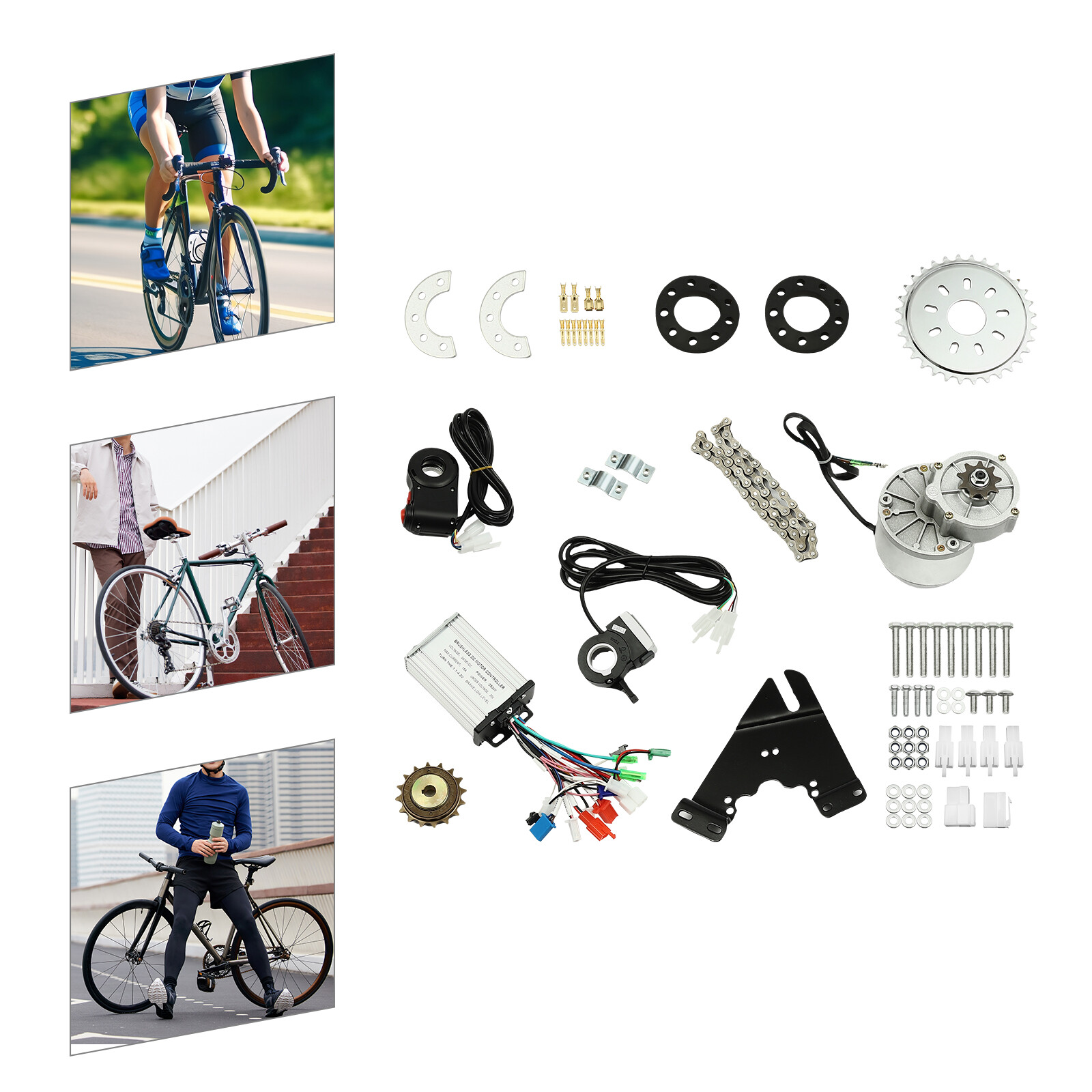 Electric Bicycle Motor Kit Electric Bike Conversion Conversion Installation Kit