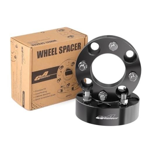 ATV Wheel Spacers 4×110, Compatible with CFMoto, 1.5″-12×1.25 -2pc black