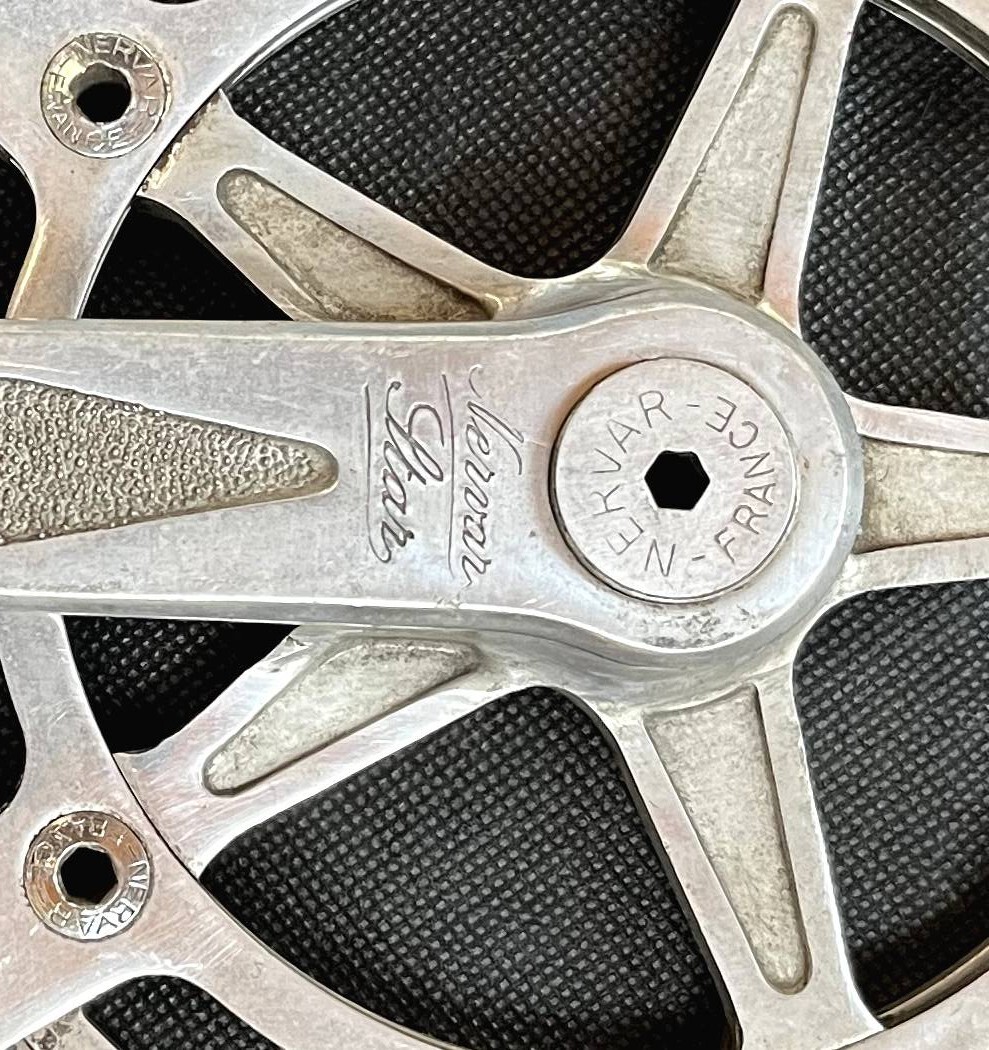 NERVAR «STAR» CRANKSET 52 42 170 MM 9/16 BSA FRANCE