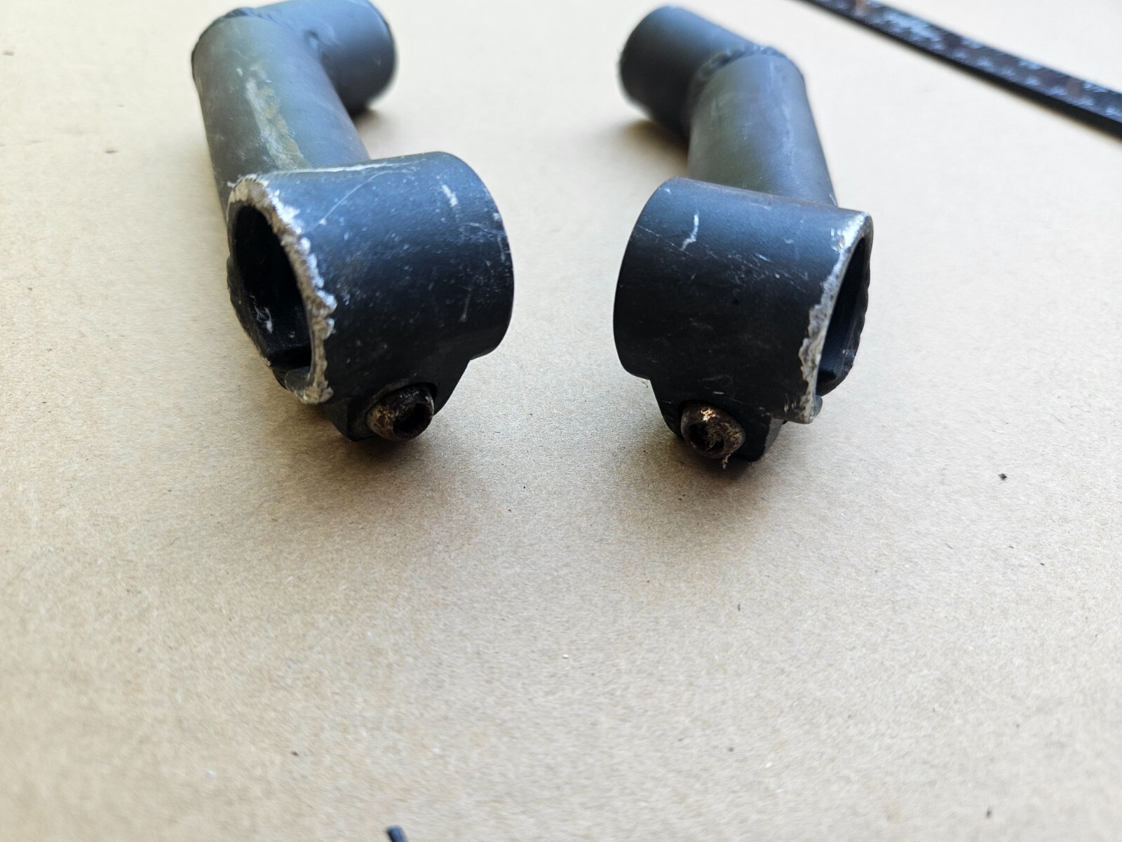 Vintage 90s Marin Oversized Mountain Bike Bar Ends 5″ Long 22.2mm Clamp Black