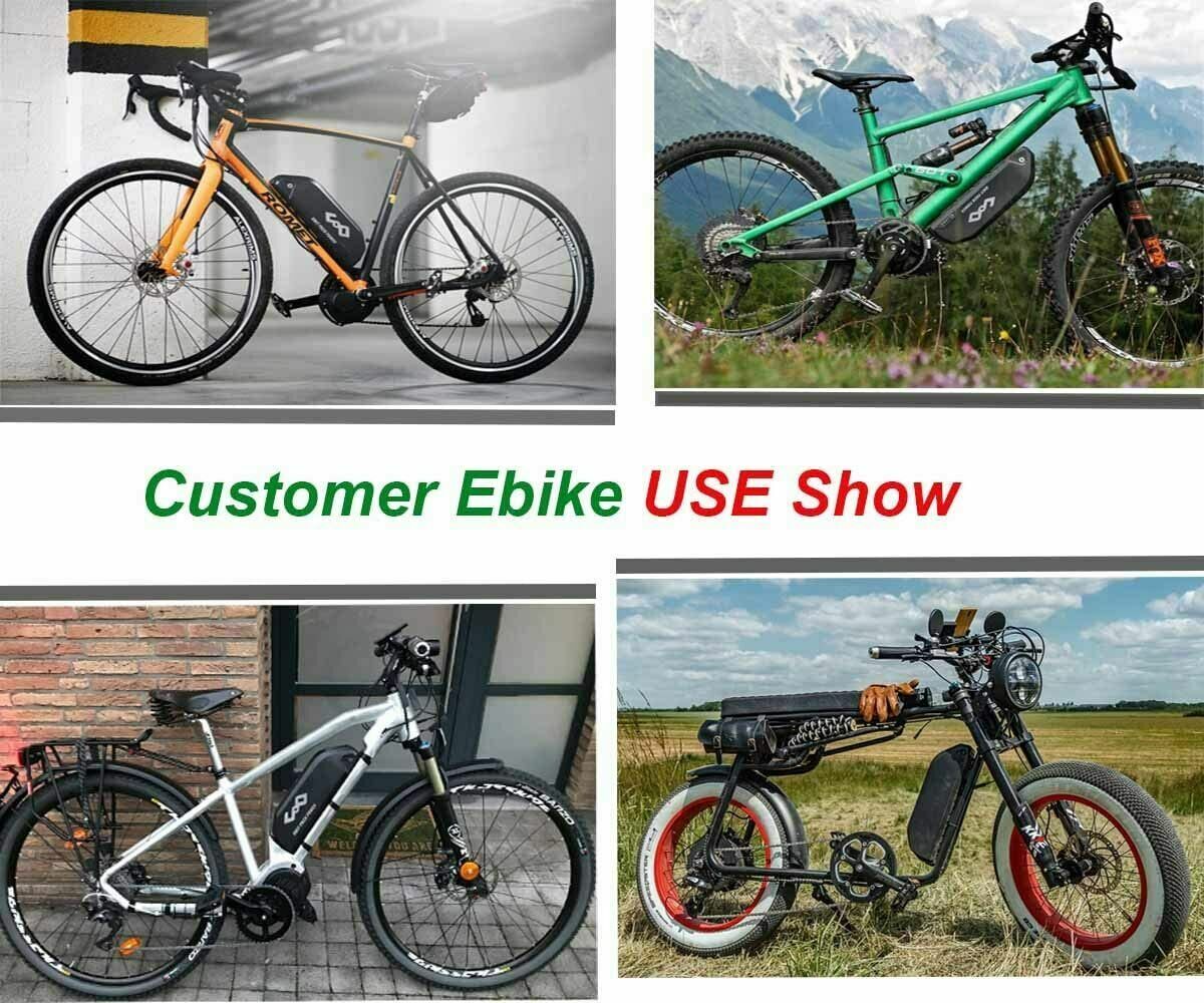 UPP Electric Bicycle Polly Battery 48V 52V 60V 20AH 25Ah Pack for 0-2000W Motor