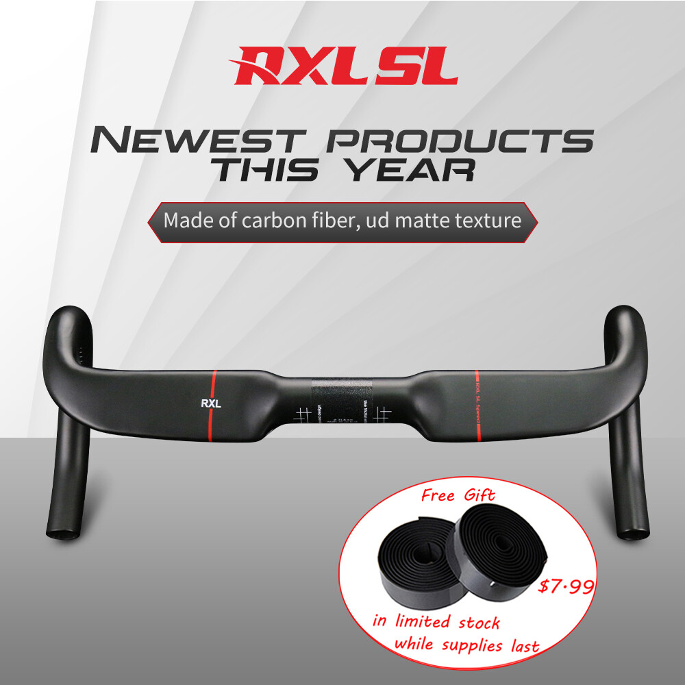 31.8 Carbon Road Handlebar For Bicycle Internal Routing Drop Handle Bar RXL SL