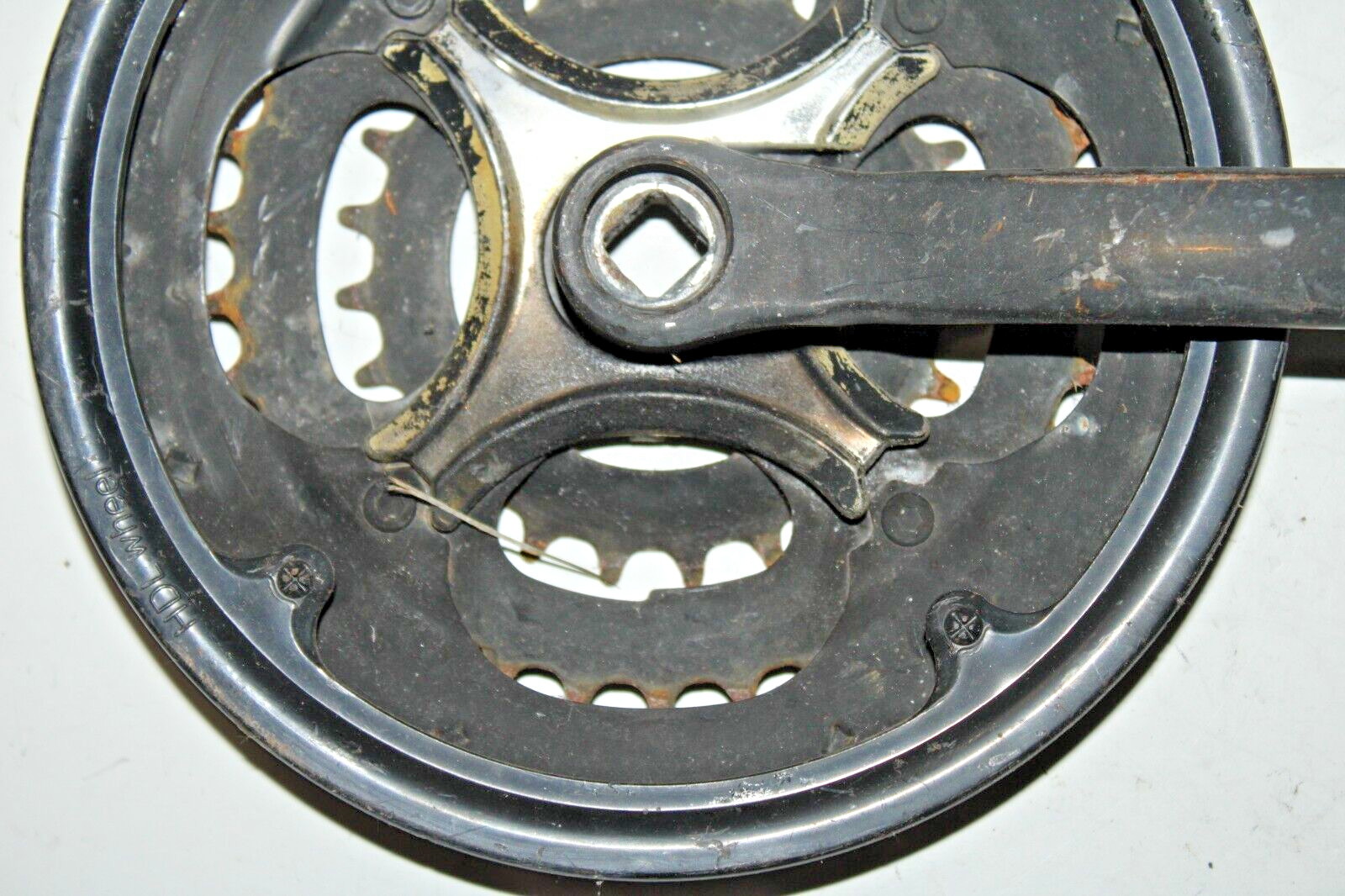 HDL152 Triple Drive Crank Arm Black 152mm 42/34/24T Riveted Square USA Shipper