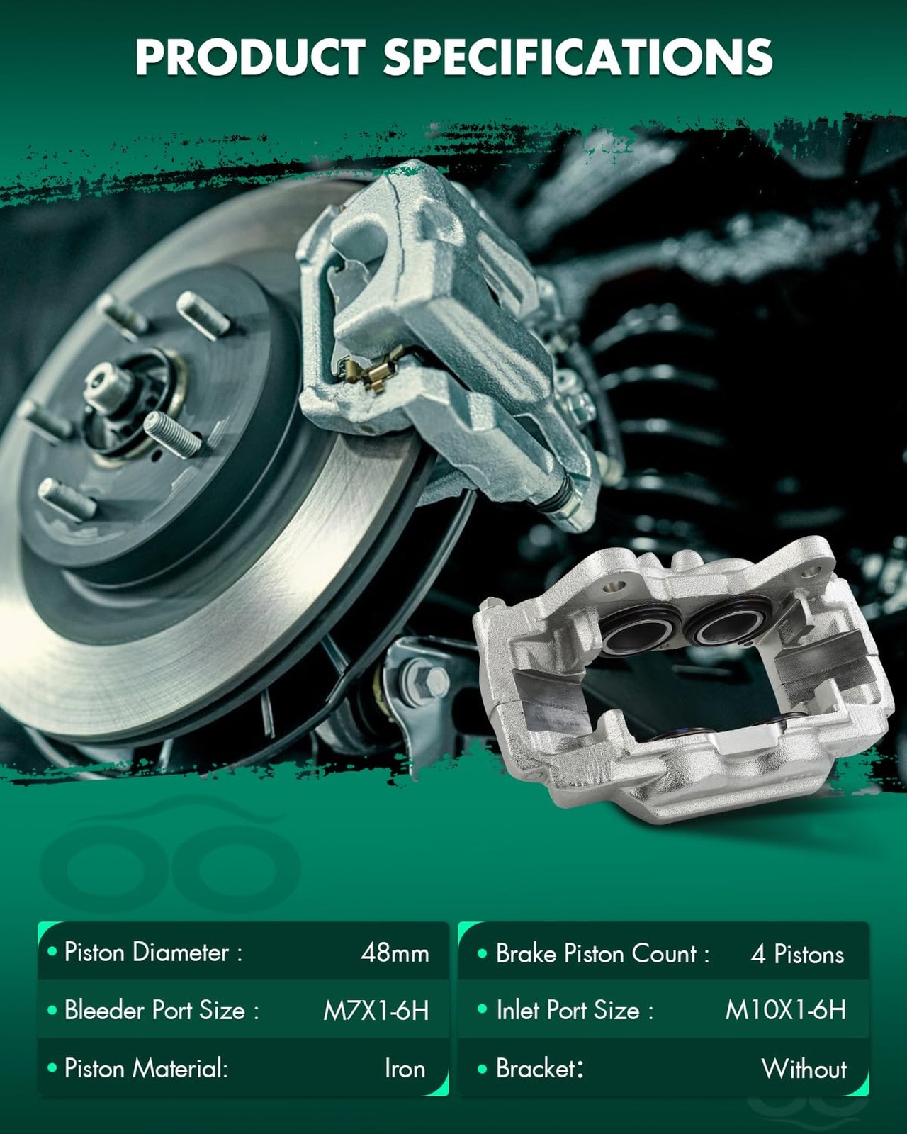 SCITOO Front Brake Calipers Without Bracket 196279 196278 Compatible For Lexu…