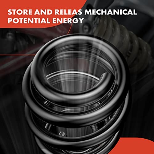 2Pcs Rear Suspension Coil Spring Set Compatible with Audi TT Quattro 8N3 2001