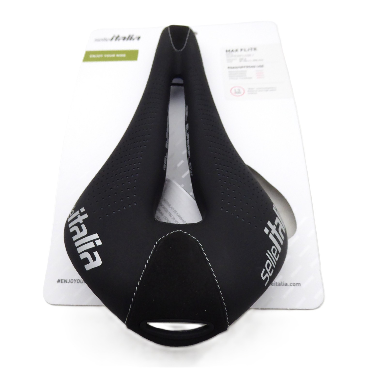 Selle Italia Max Flite Gel Superflow Saddle – Titanium, Black, L3