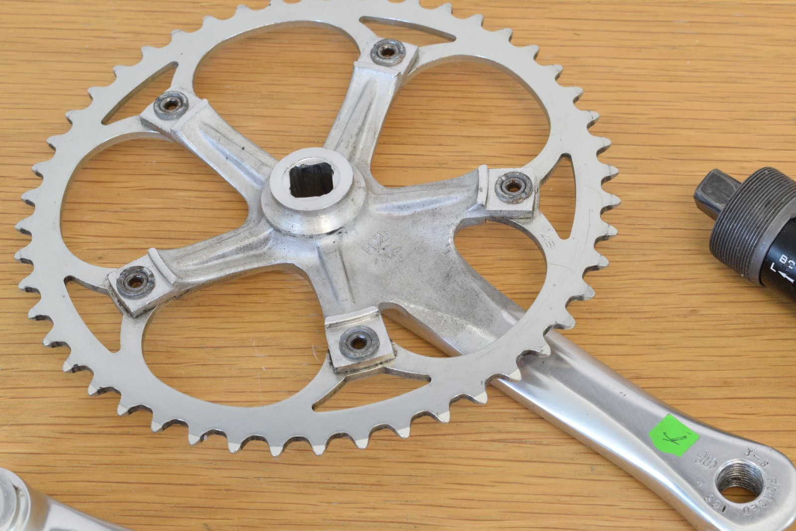 Sugino RD2 Japan crankset 165mm track fixie pista velodrome