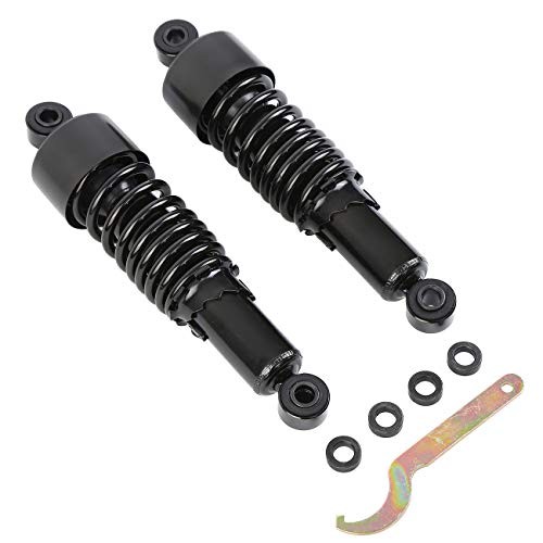 Samger Motorcycle 1Pair 267mm 10.5″ Rear Shock Absorber Rear Suspension Black