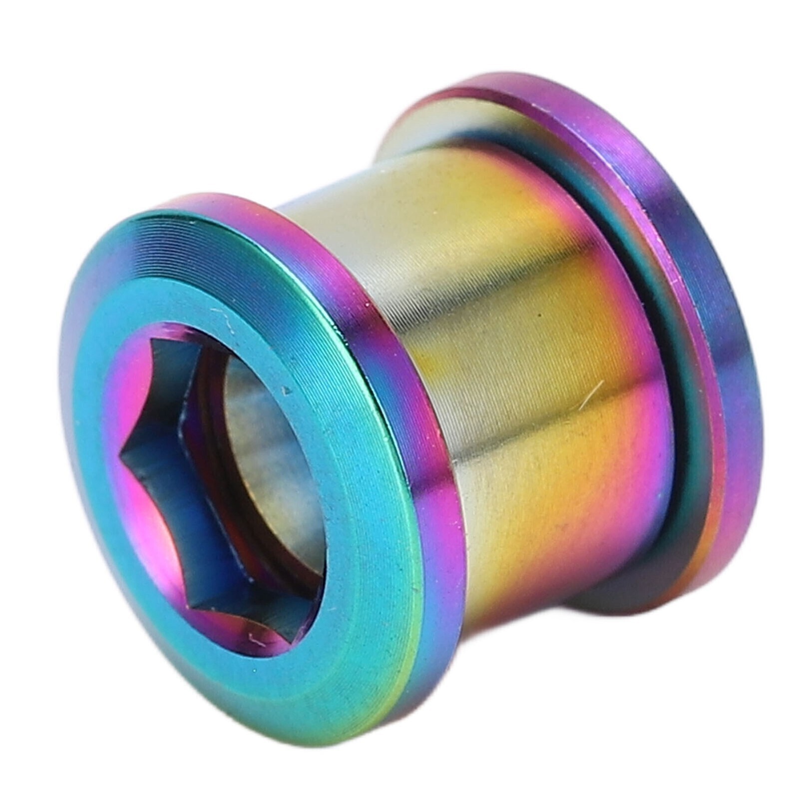 5Pcs 6.5mm Bike Single Chainring Screw Titanium Alloy Rust Protection Cycling