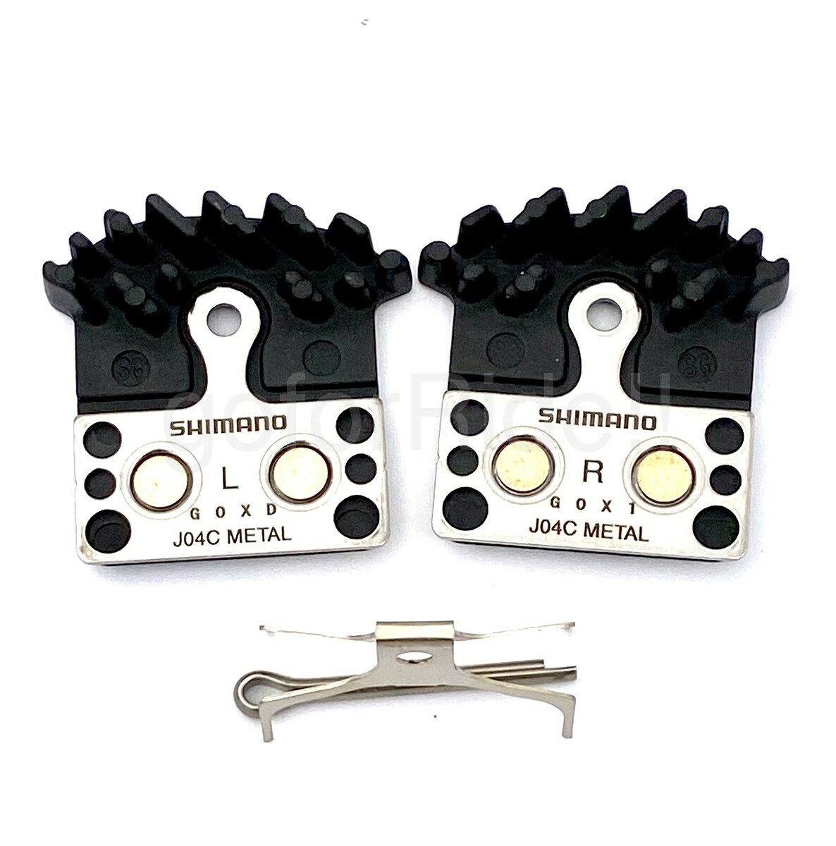 Shimano XTR,XT M9000/M8000 J04C Metal Disc Brake Pads W/Fin ICE TECH 1/2 Pair