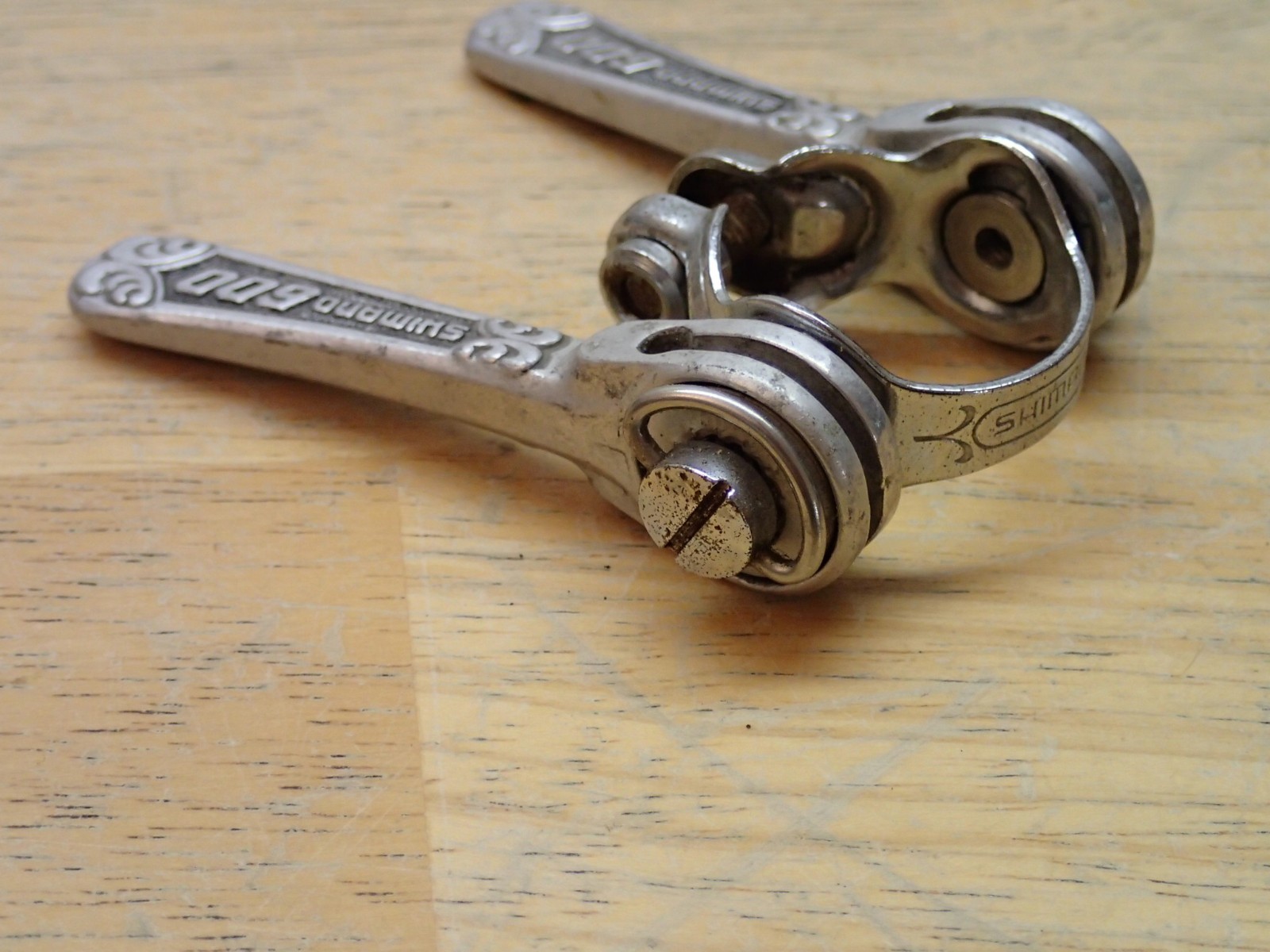 Shimano 600 Arabesque Vintage Clamp On Mixed Part Lot Estate Item Project
