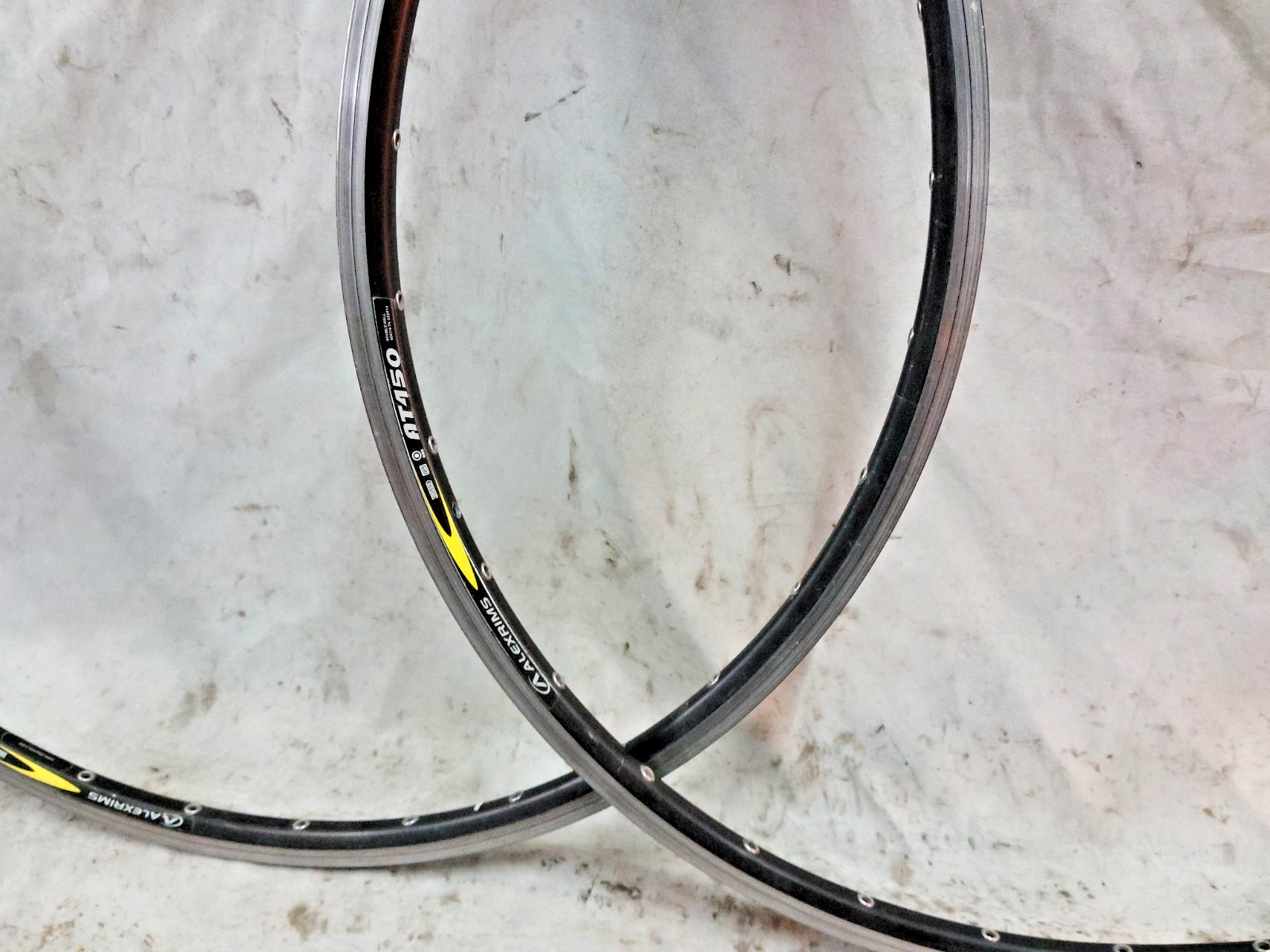 Alexrims AT450 700c Racing Road Bike Rim Set 32S Disc 622ISO Doublewalled Cafe ~