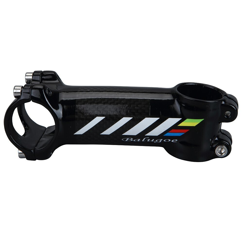 BALUGOE Aluminum Carbon Fiber Riser Bike Stem Bicycle Handle Stem 28.6-31.8mm