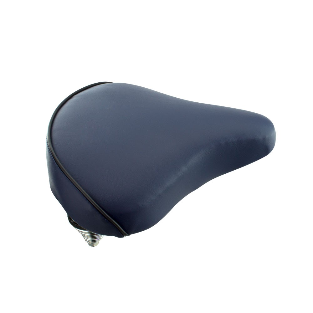 Standard Vinyl Beach Cruiser Large Saddle Bicycle Seat 209 Bike Seat BLUE