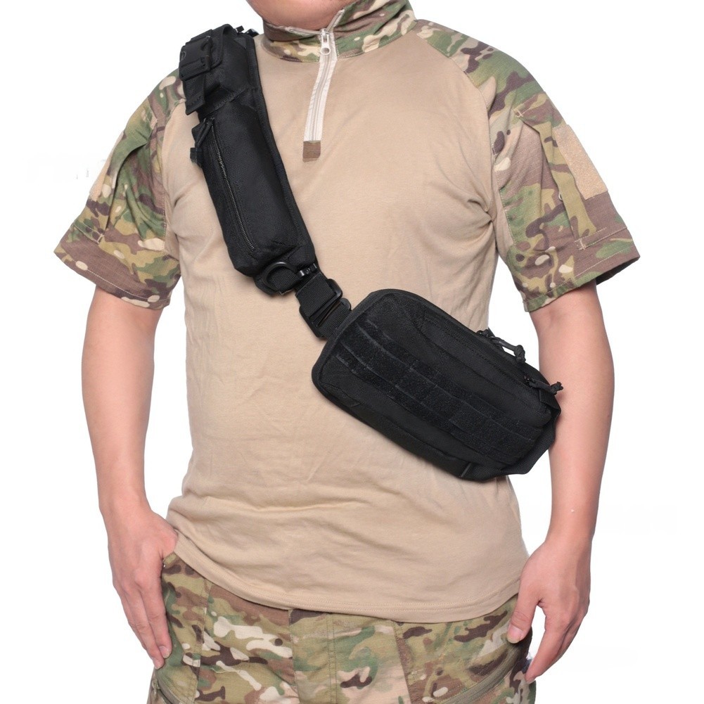 Polyester Waist Pack for Men Women For Cycling Outdoor Sports 6.69×13.78 Inch
