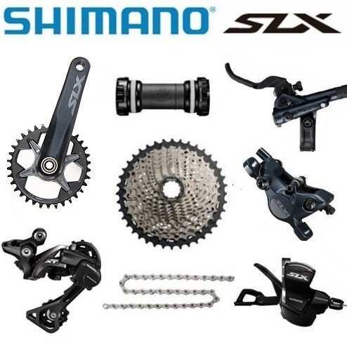 Shimano SLX M7000 1×11 11-Speed MTB Groupset RD-M8000 M7100 Crank W/M7100 Brake