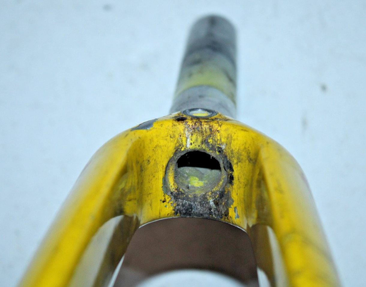 Vintage Lemond AirRail Touring Road Bike Fork 700c 11/8″ Threadless 180mm Yellow