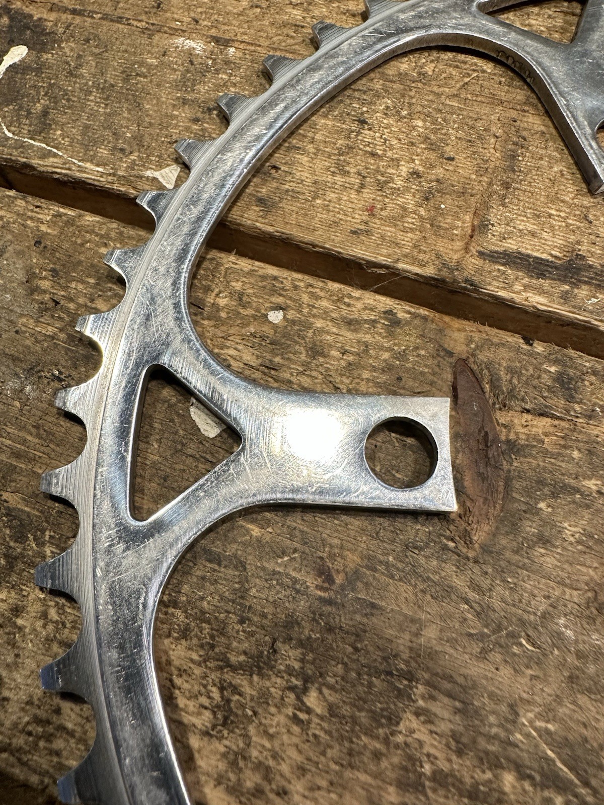 ZEUS 54 tooth 119mm bcd Chainring. Time Trail BIG RING Vintage Zeus 2000