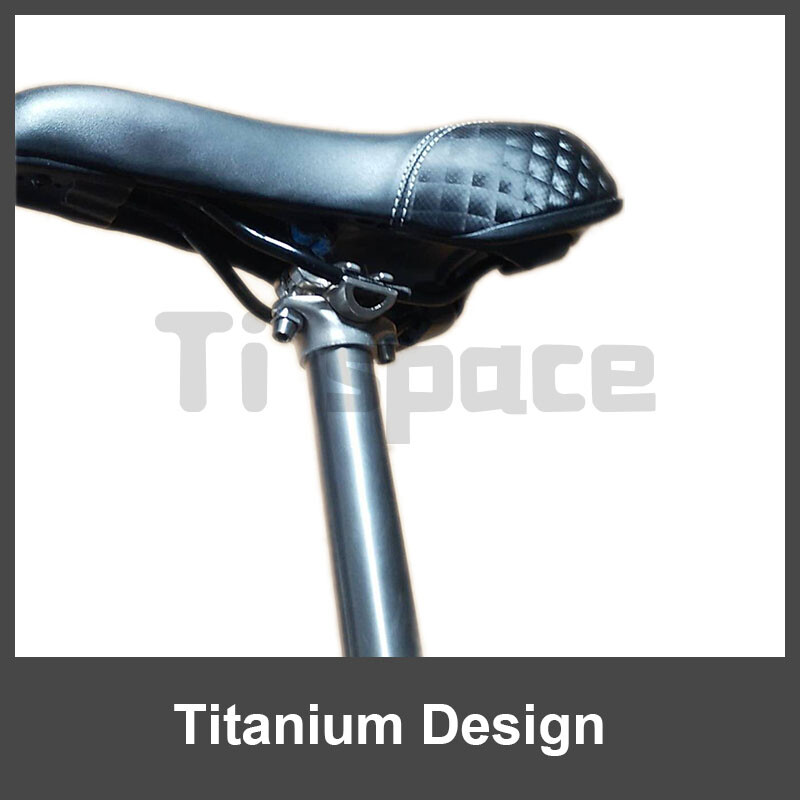 Ti space Titanium Seatpost Bike Bicycle GR9Ti3Al2.5V 350/400mm 27.2/30.9/31.6mm