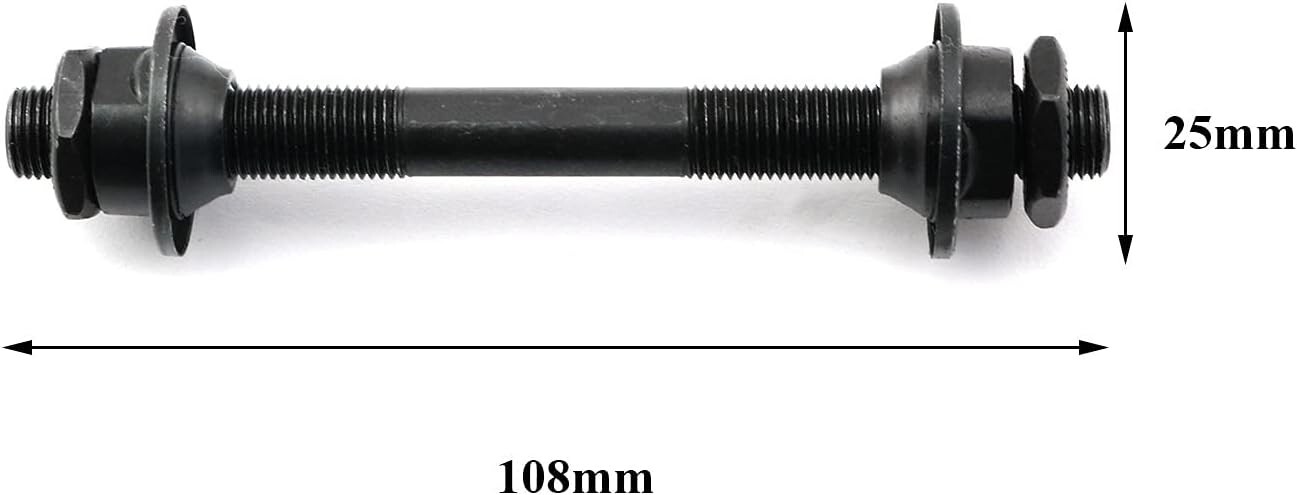 Quick Release Front Rear Bicycle Axle Skewer Set For Mtb Bmx Bike Wheel Hub Pair