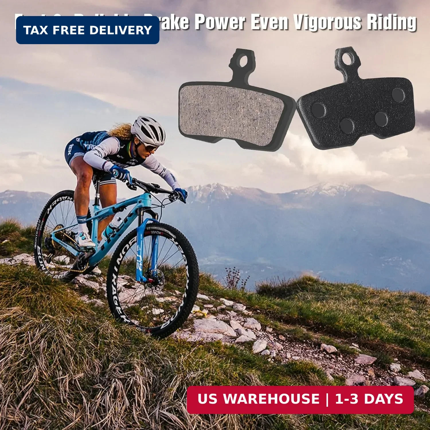 4-Piston MTB Bike Brake Pads Compatible with SRAM Code,Code R,Code RSC and Guide
