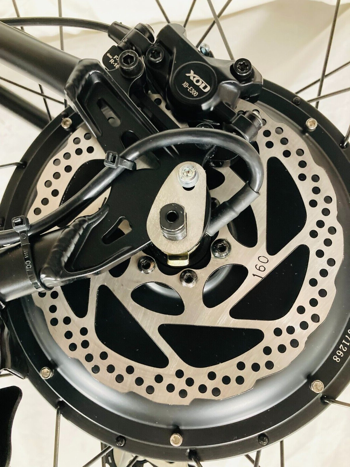 Torque Arm for e-bike Heavy-Duty 5mm Thick Stainless Steel, 14x10mm, Carrera etc