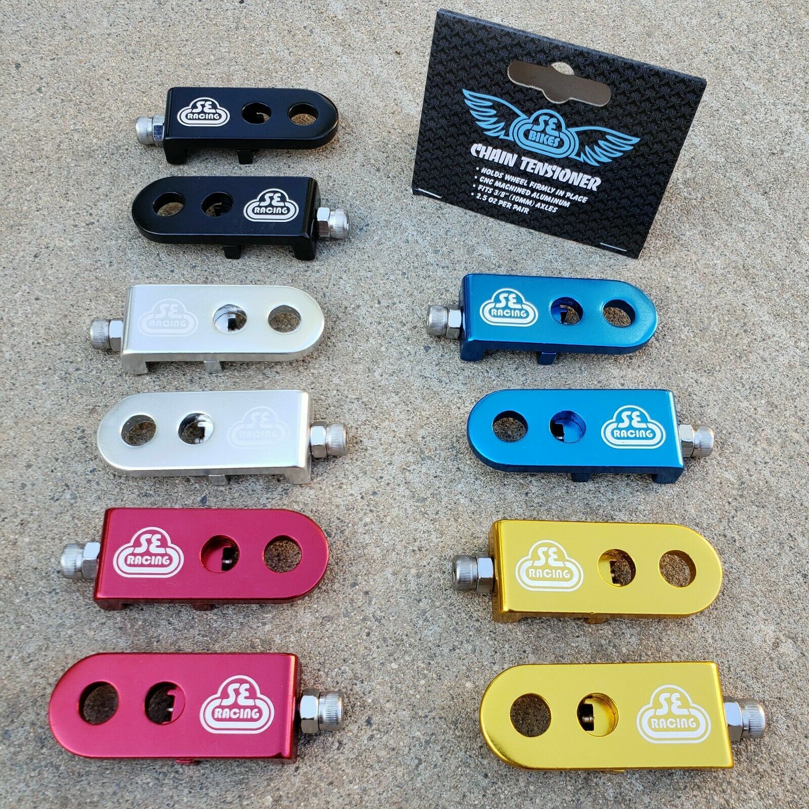 1 Pair Se Racing Bikes Chain Tensioners Bmx Bike Chains Tensioner Redline Haro