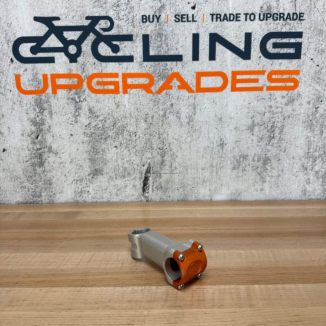 Paul Boxcar 90mm ±15º Silver/Orange 31.8mm x 1 1/8″ Alloy Bike Stem 169g